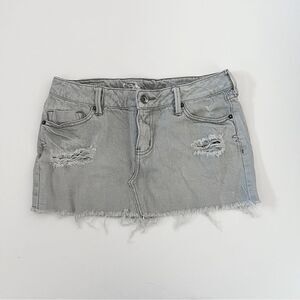 Bullhead Denim Mini Skirt Pac Sun Distressed  Size 5